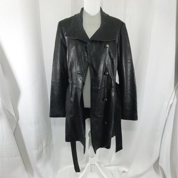 Wilsons Leather Black Jacket - Picture 3 of 12